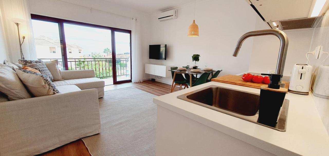 Lindo Apartamento Junto A Praia E A Marina De Vilamoura Com Piscina E Wi-Fi Quarteira Buitenkant foto